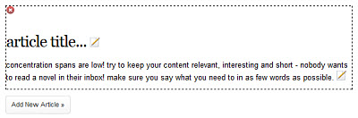 Email marketing solution that you can edit