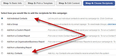 Manage & target bulk email lists with InTouch crm solution