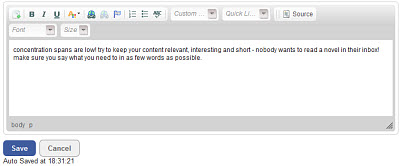 Email Wysiwyg Editor