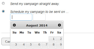 Programe your email marketing to run on schedule