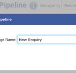 Editable sales pipeline tool