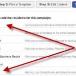 Manage & target bulk email lists with InTouch crm solution