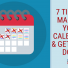 7 Tips to Manage your Calendar and Get More Done