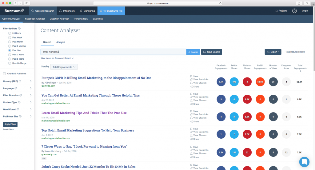 10 Tools to Improve Your Email Marketing-BuzzSumo
